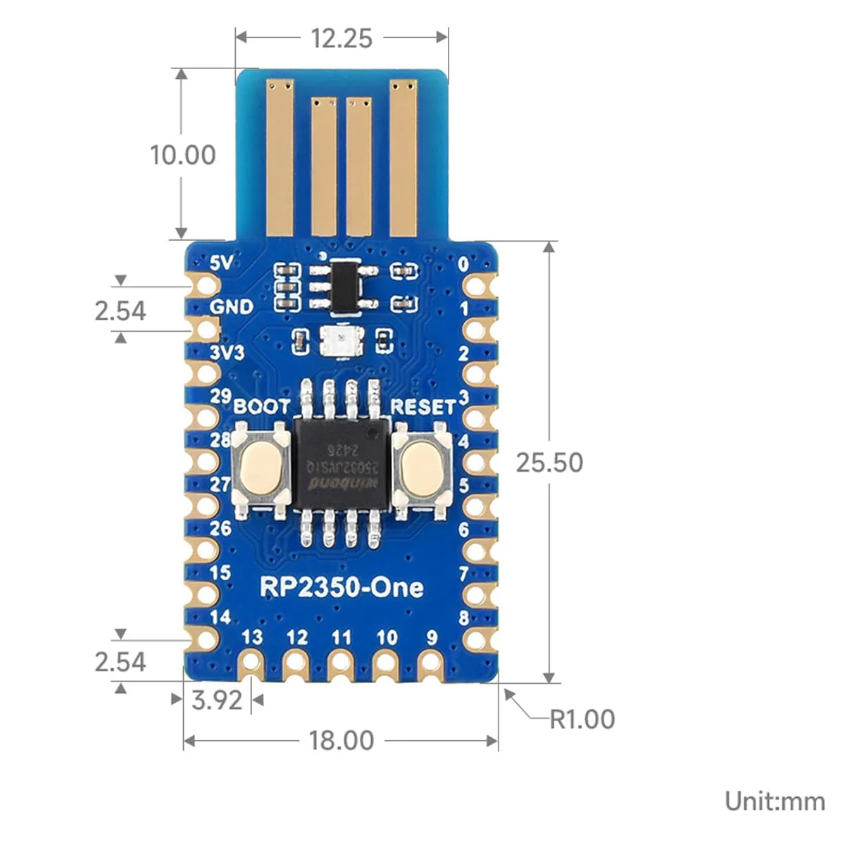 Waveshare RP2350 One - Image 6