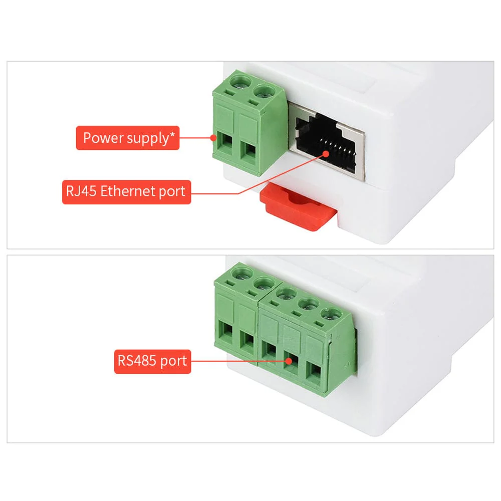 RS485 to RJ45 Industrial Serial Server - Common Ethernet Port (C) - Image 6