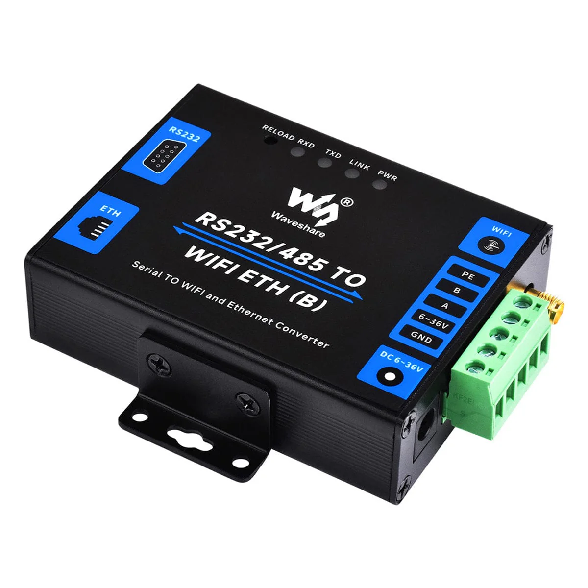 RS232/485 to WiFi/Ethernet Module (Modbus/MQTT Gateway)