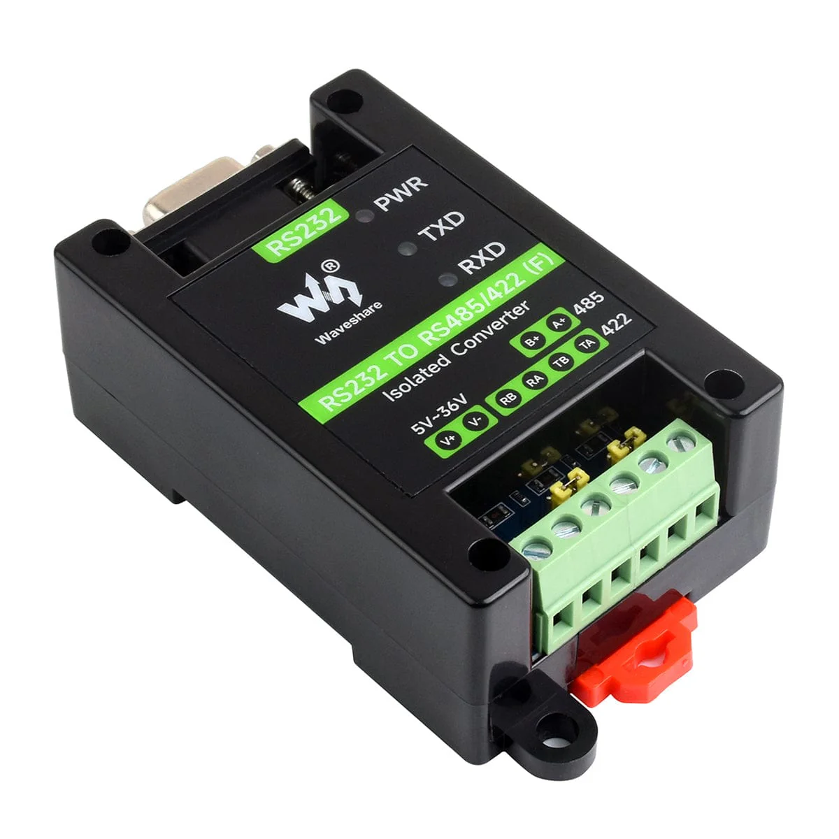 RS232 Male Port to RS485/422 Active Digital Isolated Converter - Image 4