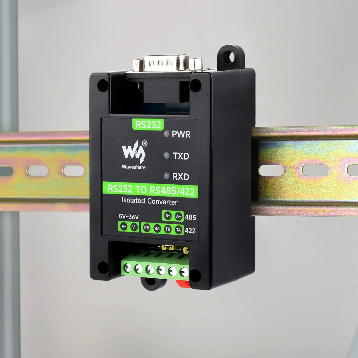 RS232 Male Port to RS485/422 Active Digital Isolated Converter - Image 8