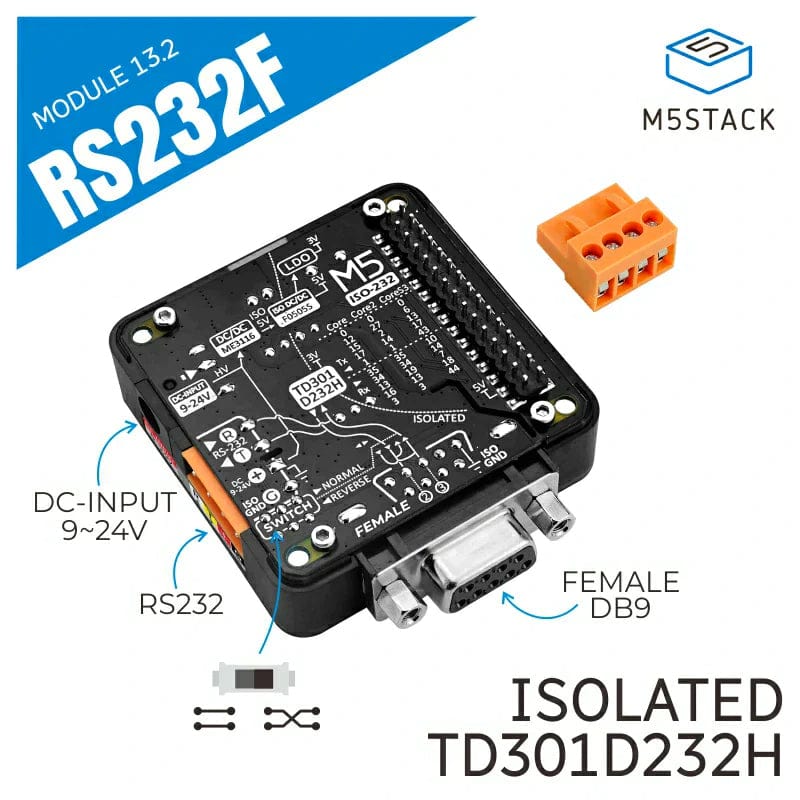 RS232 Module 13.2 with DB9 Female Connector - Image 6