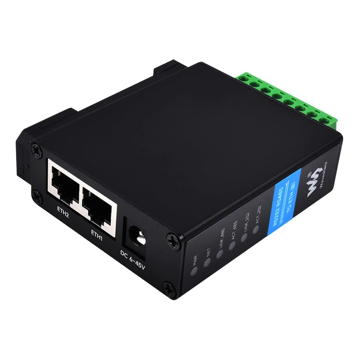 RS232/RS485 to RJ45 Ethernet Serial Server - Image 2