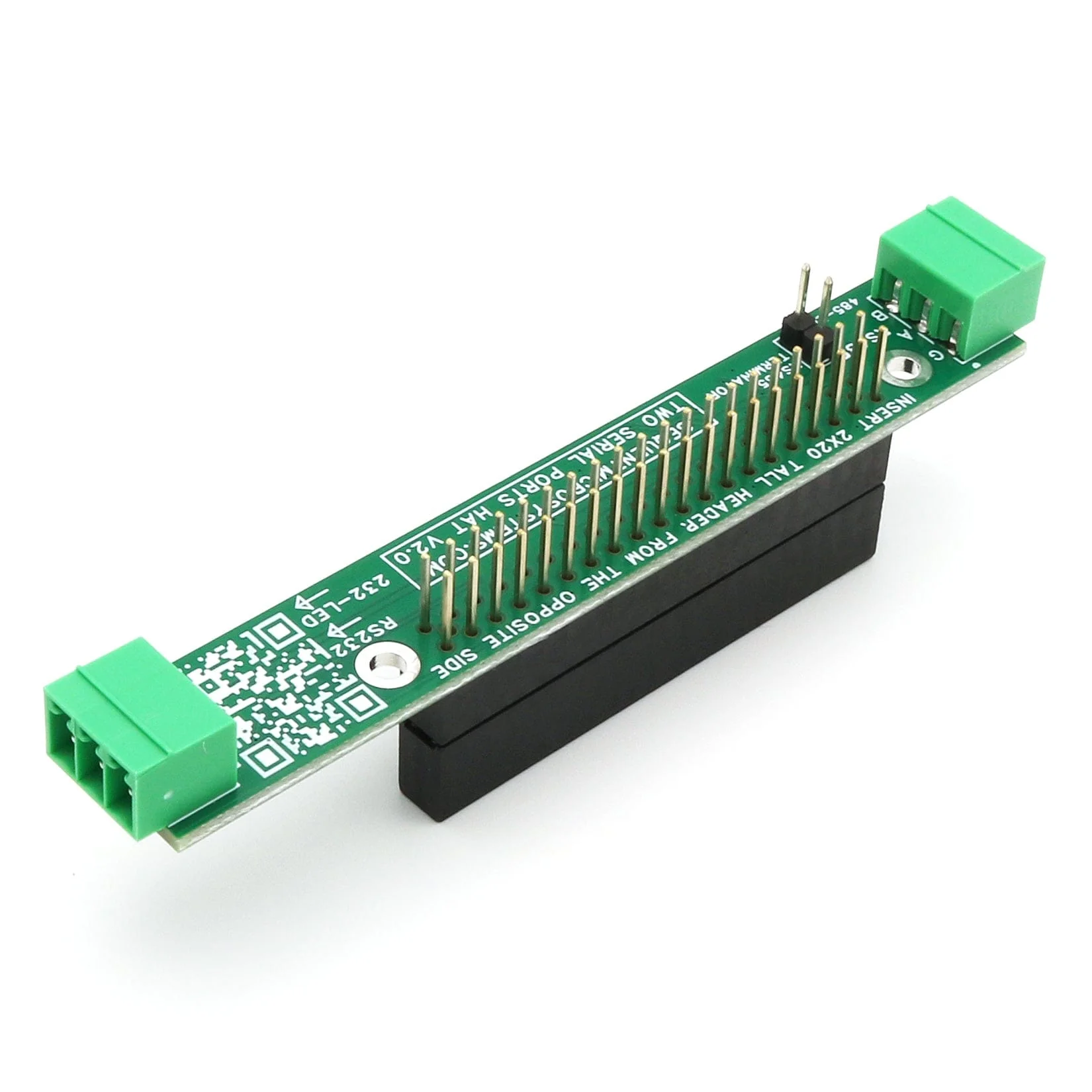 Two Serial Ports RS485 and RS232 Stackable HAT for Raspberry Pi (v2.0) - Image 2