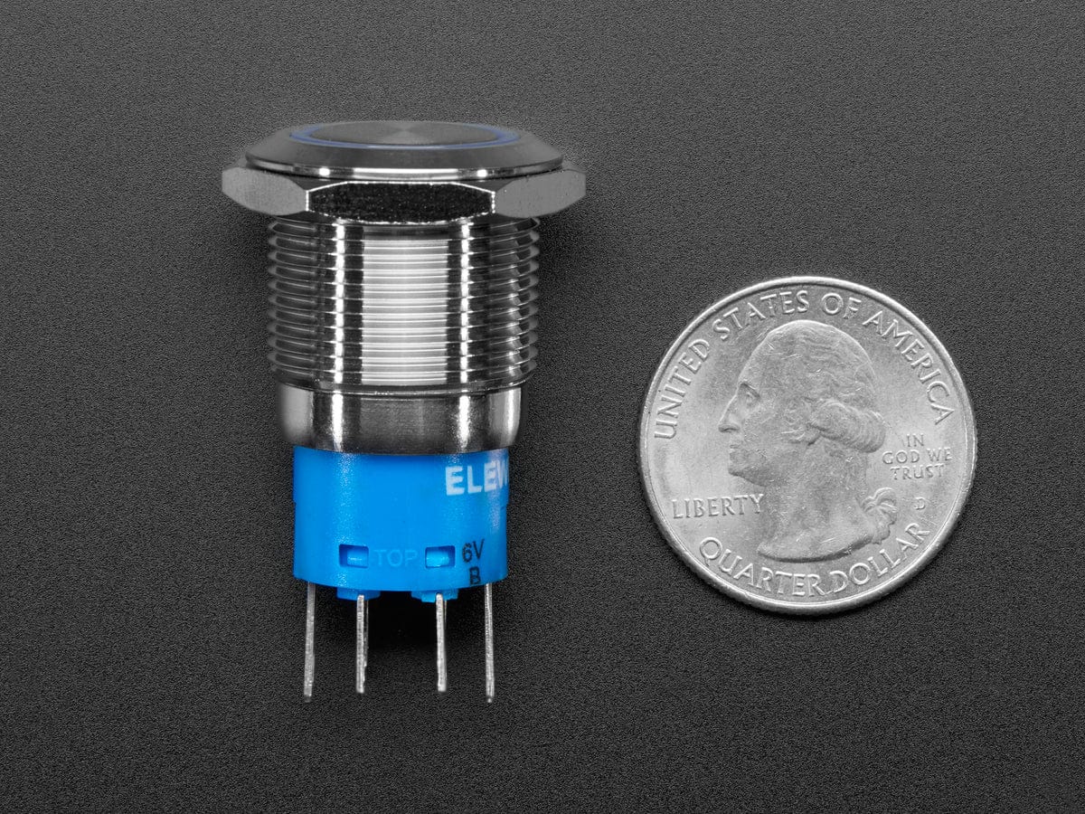 Rugged Metal On/Off Switch - 19mm 6V RGB On/Off - Image 4