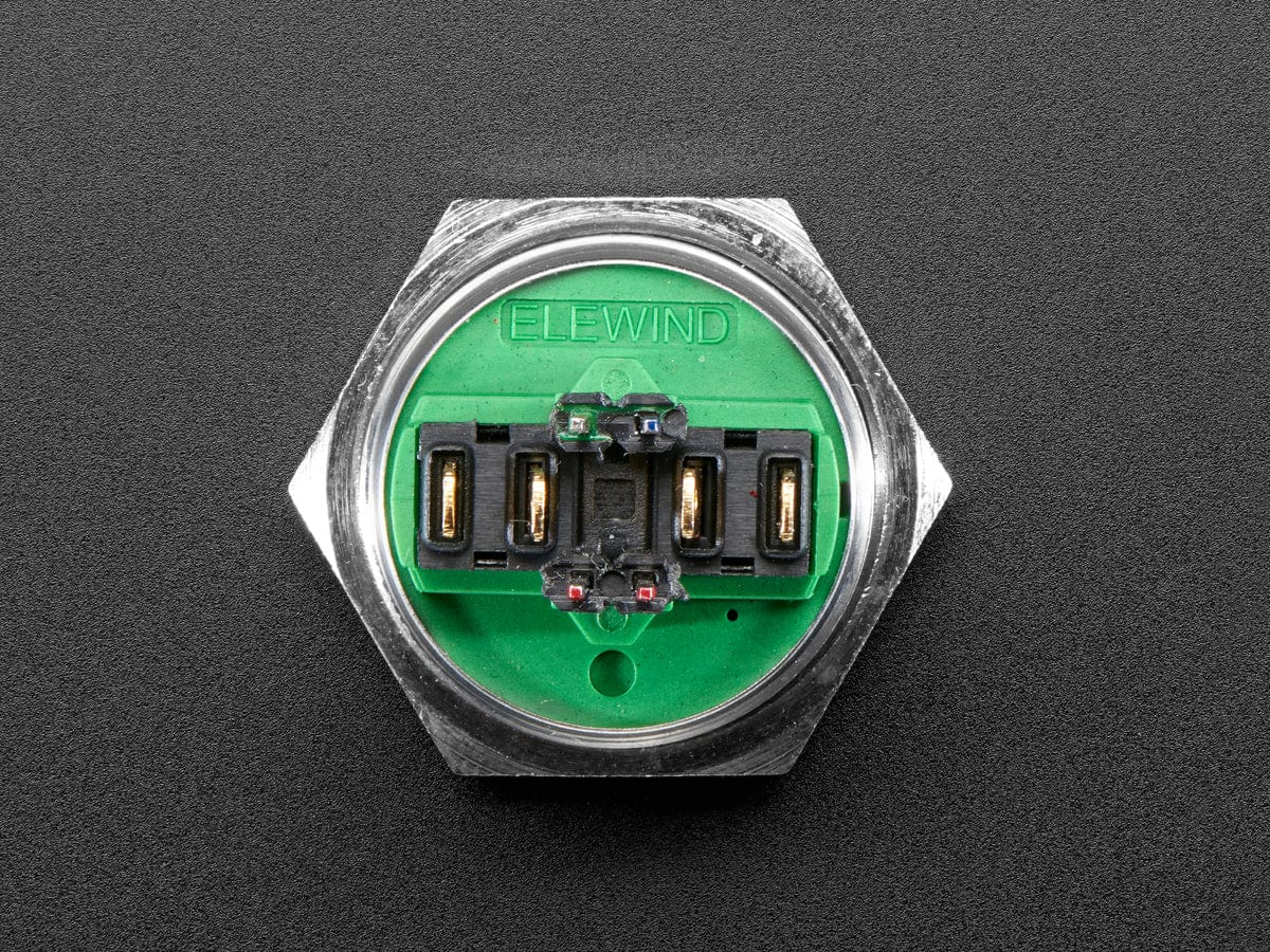 Rugged Metal Pushbutton - 22mm 6V RGB Momentary - Image 3