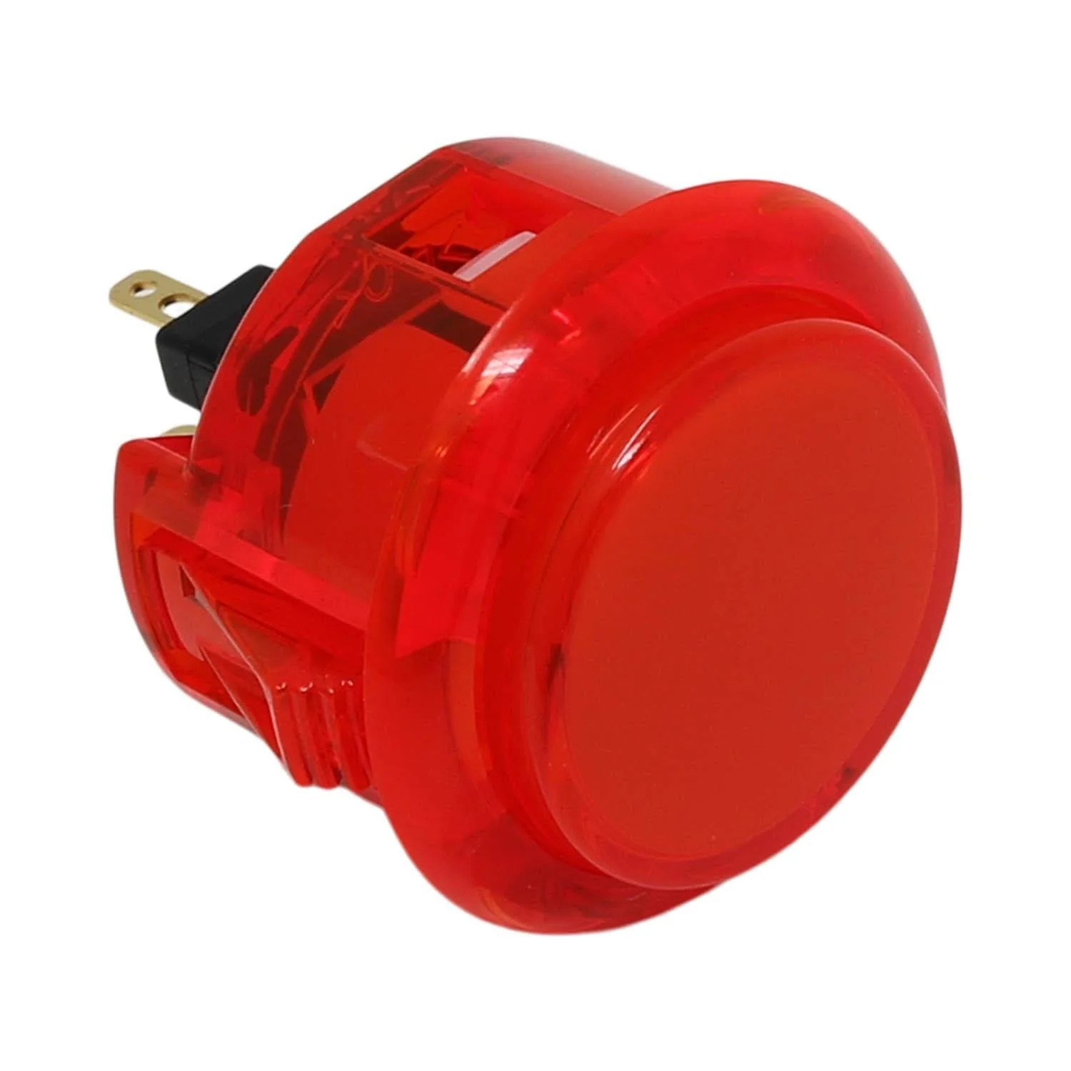Sanwa Clear Round 30mm Snap-in Arcade Button (OBSF-30) - Image 2