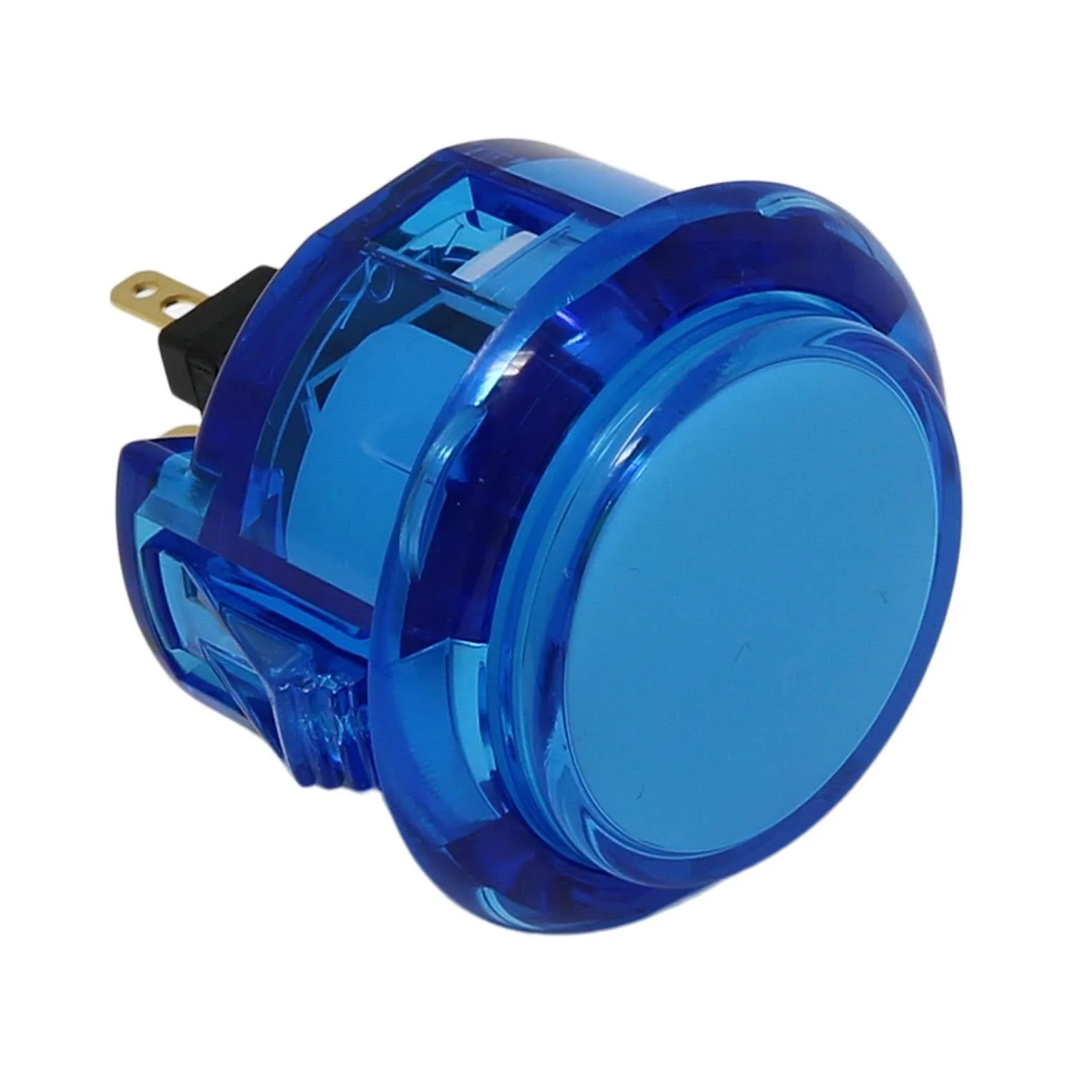 Sanwa Clear Round 30mm Snap-in Arcade Button (OBSF-30) - Image 3