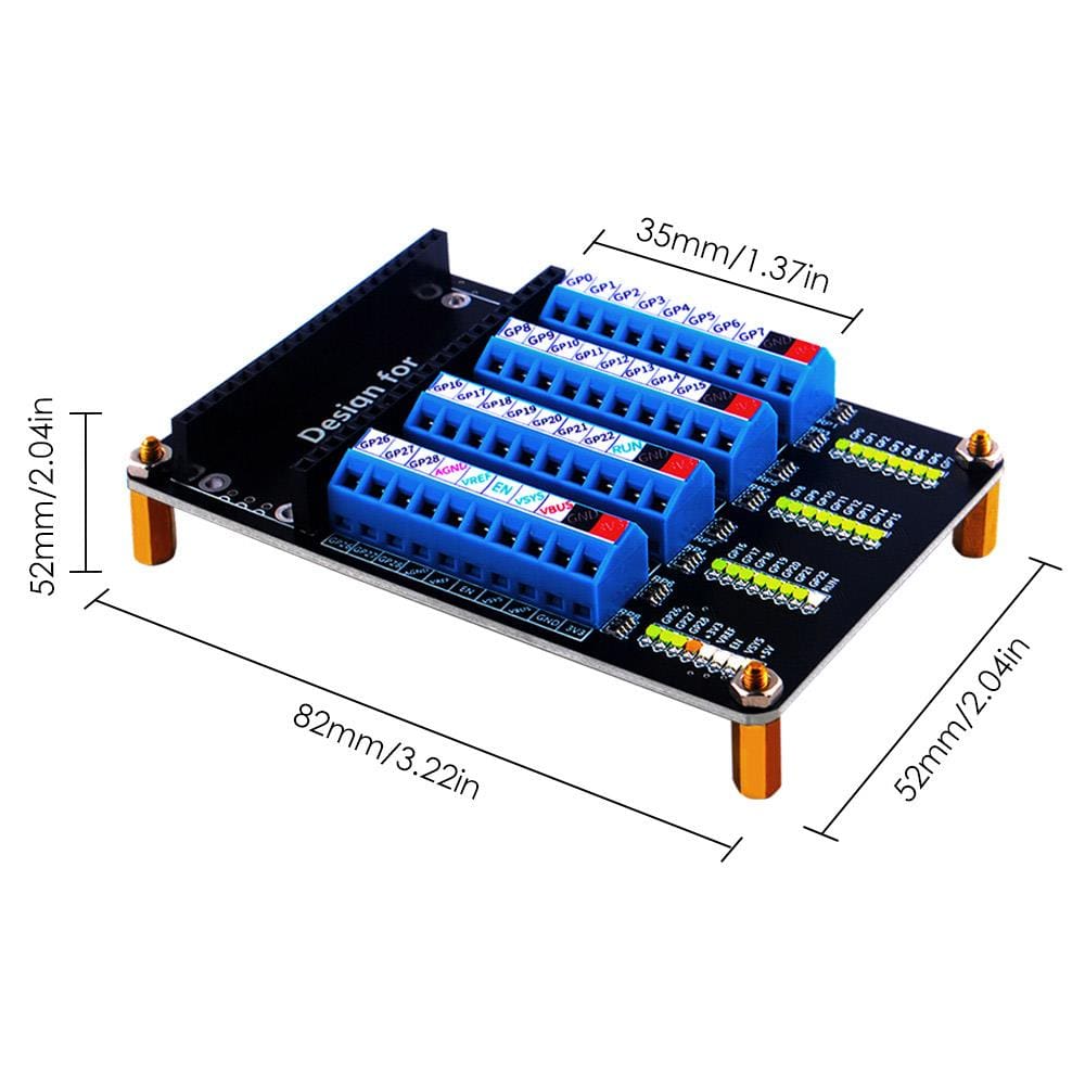 Screw Terminal Expansion Board for Raspberry Pi Pico - Image 5