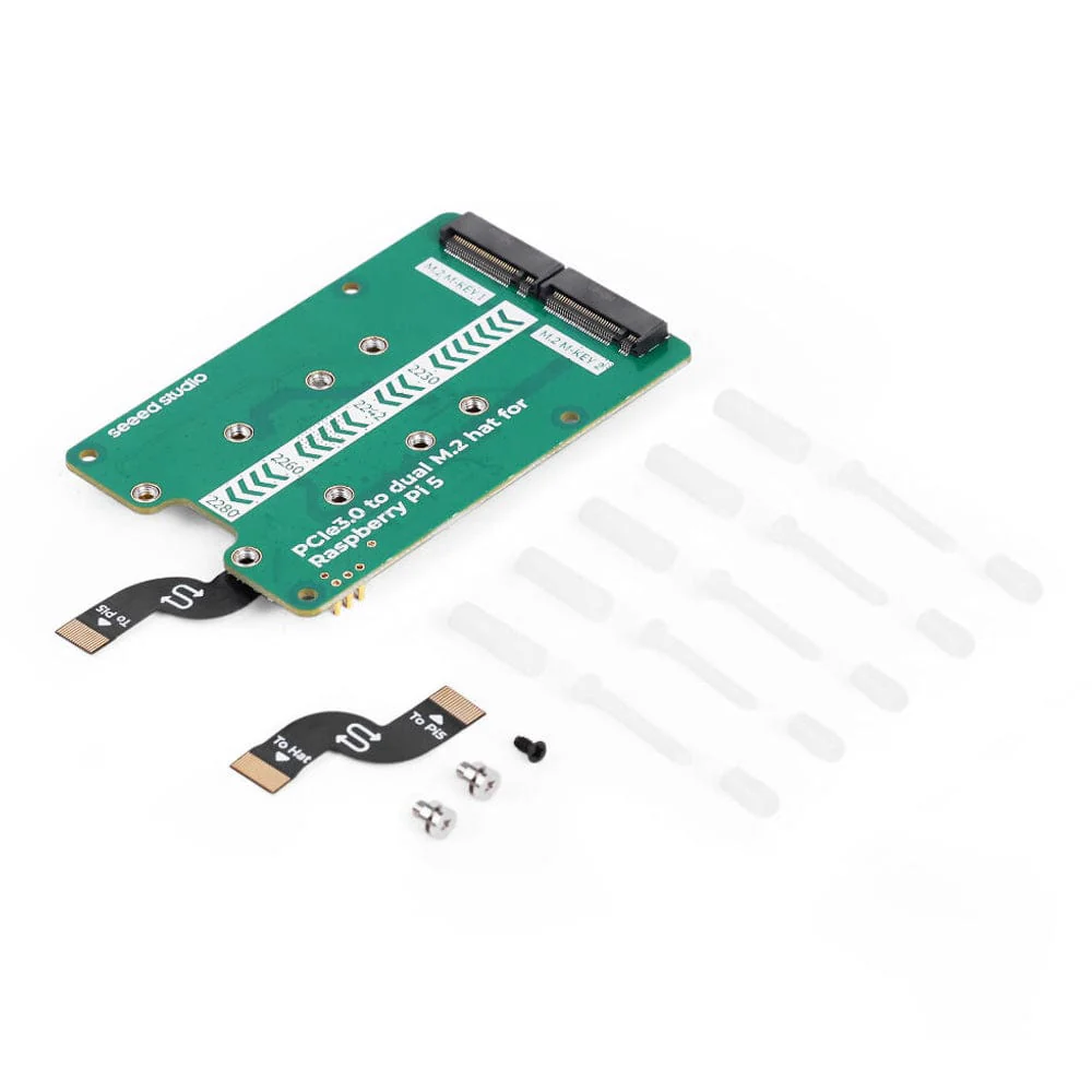Seeed PCIe 3.0 Dual M.2 HAT for Raspberry Pi 5 - Image 4