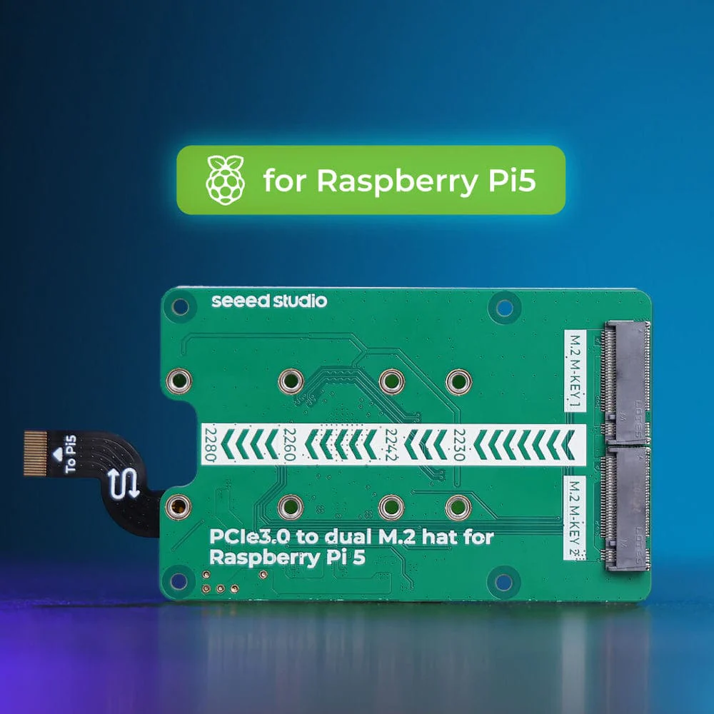 Seeed PCIe 3.0 Dual M.2 HAT for Raspberry Pi 5 - Image 5