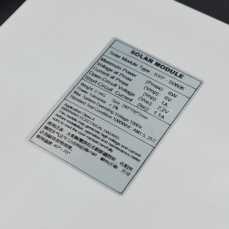 Semi-Flexible Monocrystalline Solar Panel (6V 1A) - Image 4