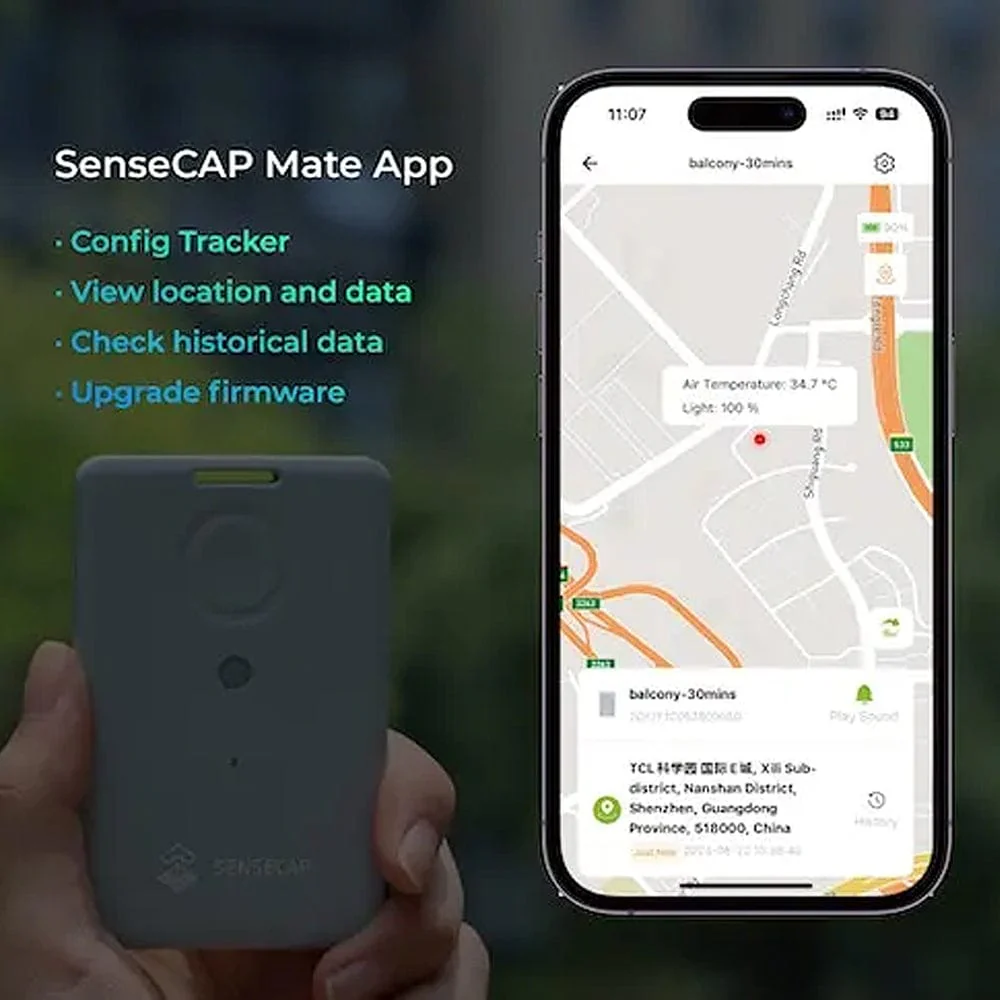 SenseCAP T1000-A LoRaWAN Tracker (with sensors) - Image 8