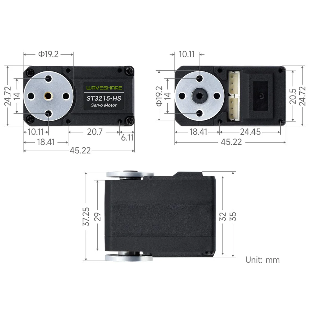 Serial Bus Servo Motor (20kg⋅cm) - Image 8
