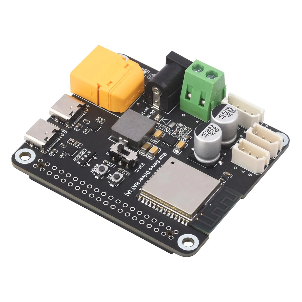 Serial Bus Servo Driver HAT for Raspberry Pi (with ESP32) - Image 2