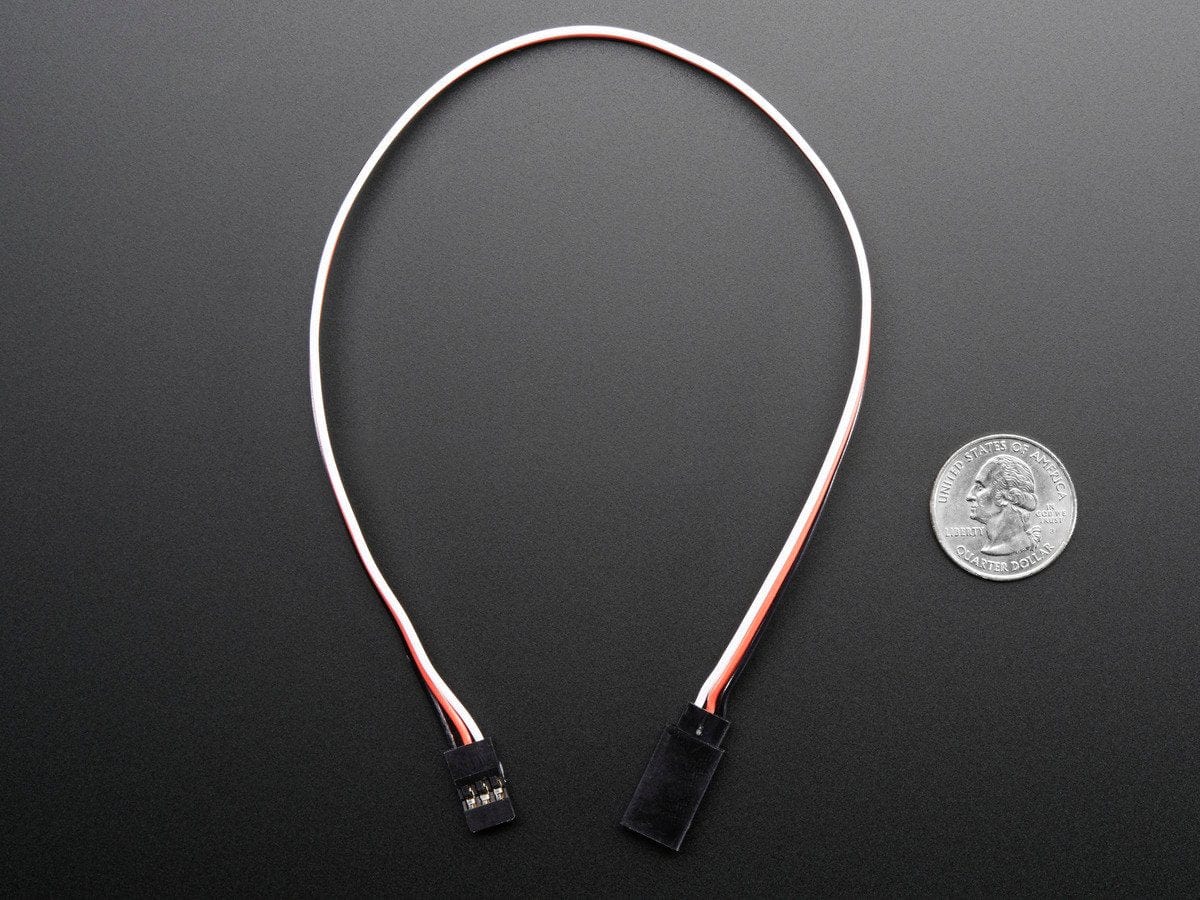 Servo Extension Cable - 30cm / 12" long - - Image 3