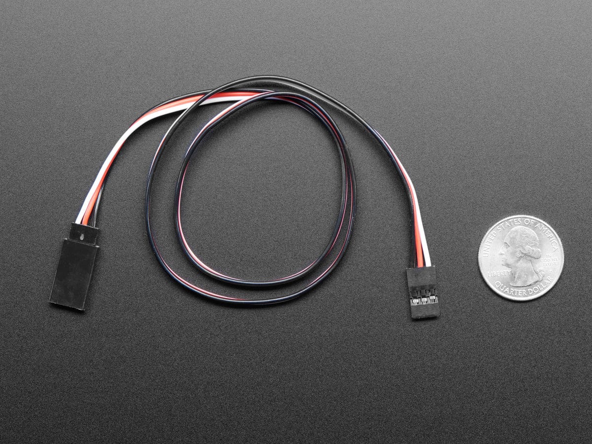 Servo Extension Cable - 50cm / 19.5" long - Image 3