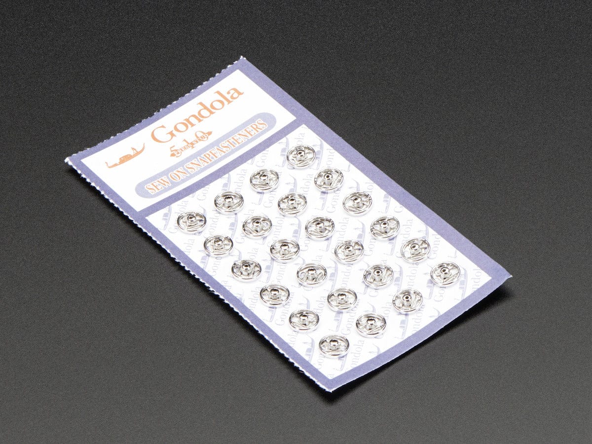 Sewable Snaps - 5mm Diameter - Card of 24 - Image 4
