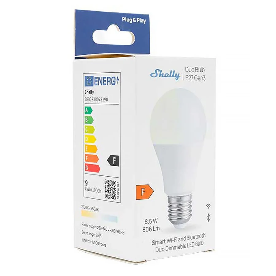 Shelly Duo Bulb E27 Gen3 - Image 7