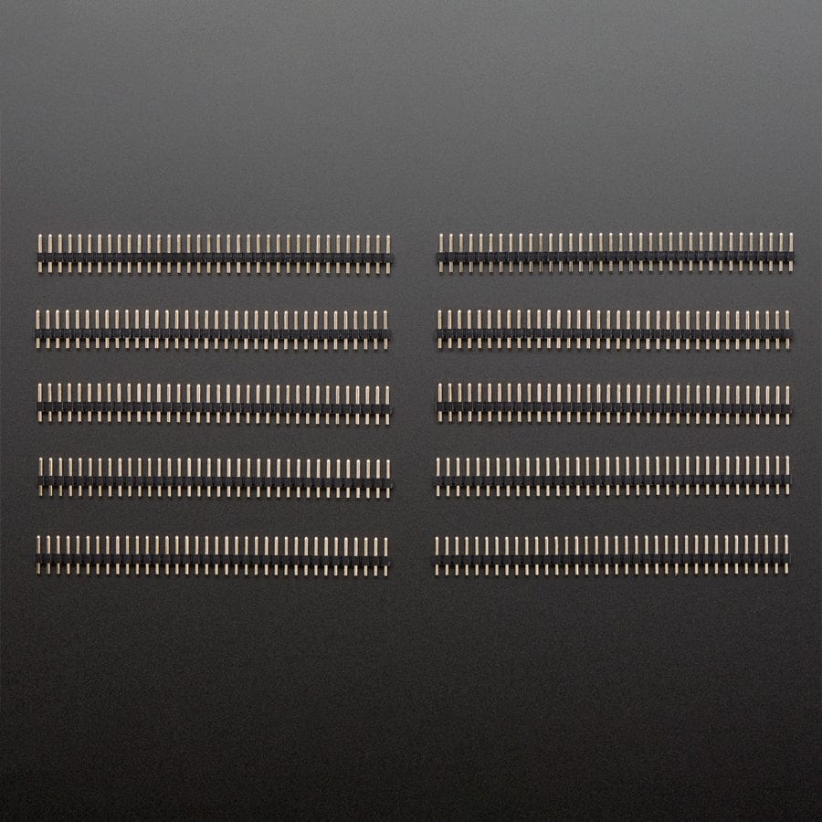 Short Male Headers 36-pin 2.54mm - Pack of 10 - Image 2