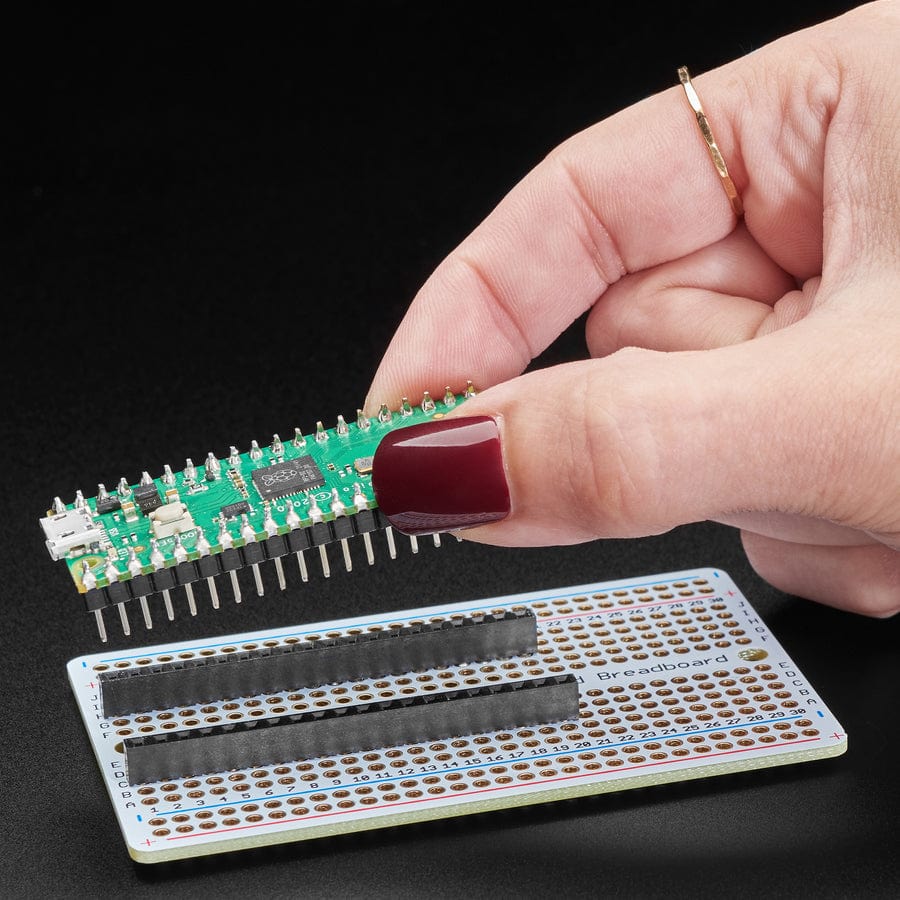 Short Plug Headers for Raspberry Pi Pico - 2 x 20 Pin Male - Image 2