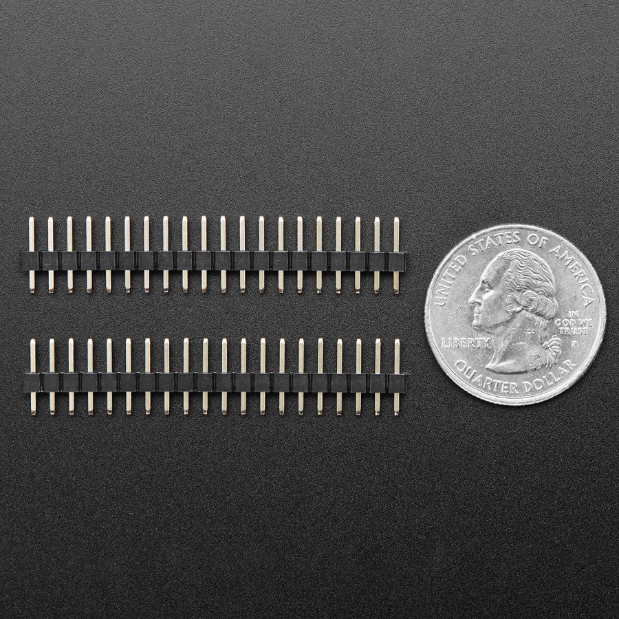 Short Plug Headers for Raspberry Pi Pico - 2 x 20 Pin Male - Image 3