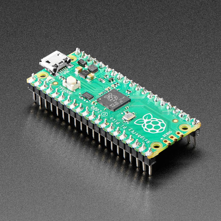 Short Plug Headers for Raspberry Pi Pico - 2 x 20 Pin Male - Image 4