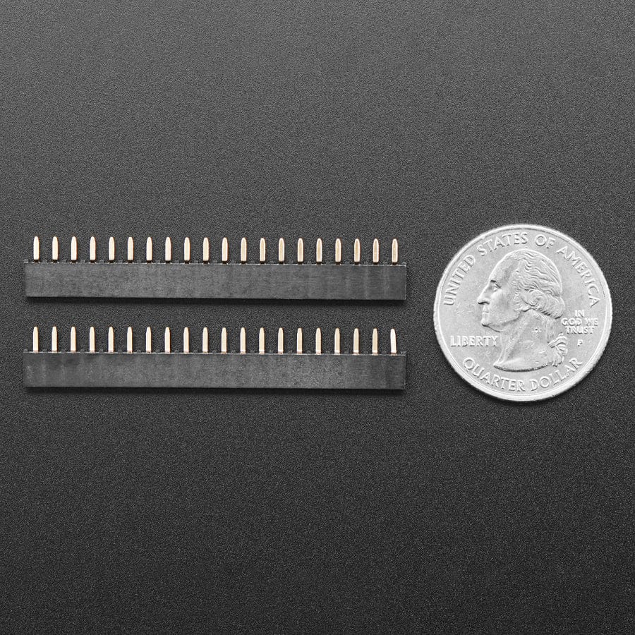 Short Socket Headers for Raspberry Pi Pico - 2 x 20 Pin Female - Image 3