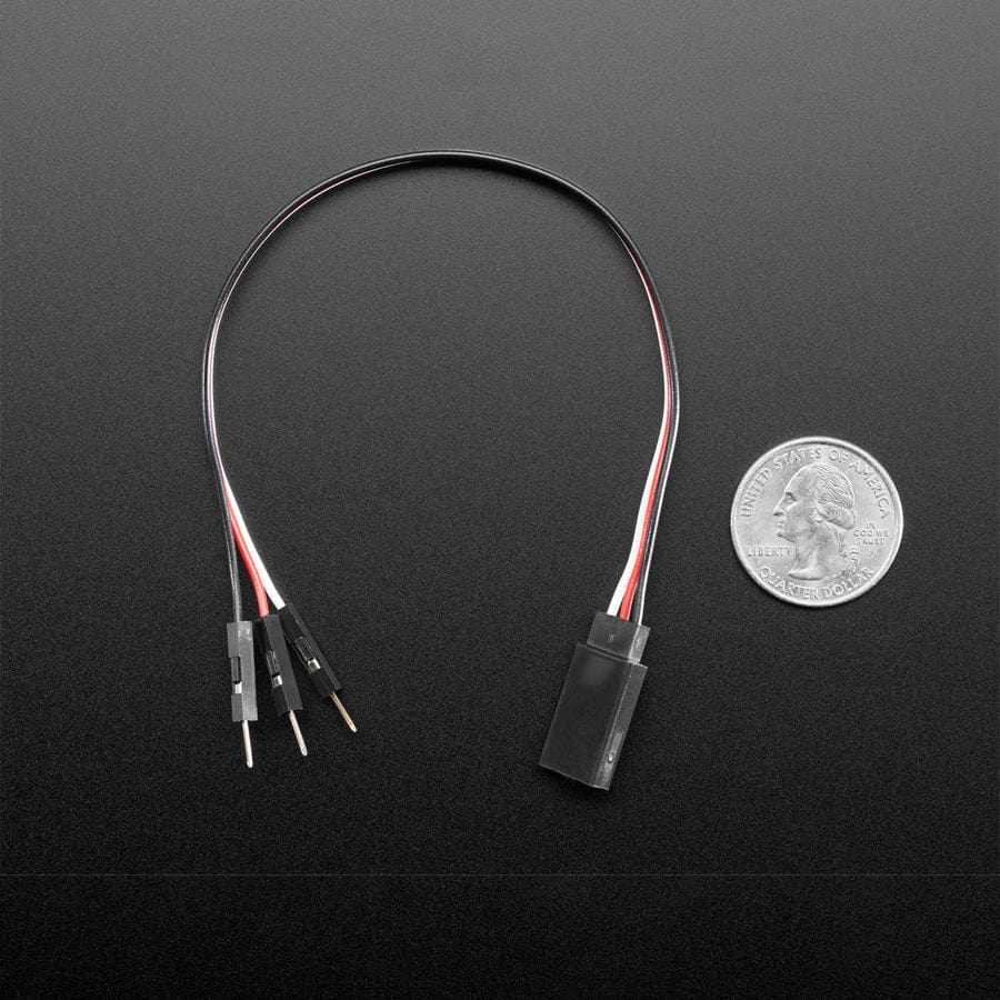 Shrouded Servo to Premium Male Jumper Wires Cable - 17cm - Image 5