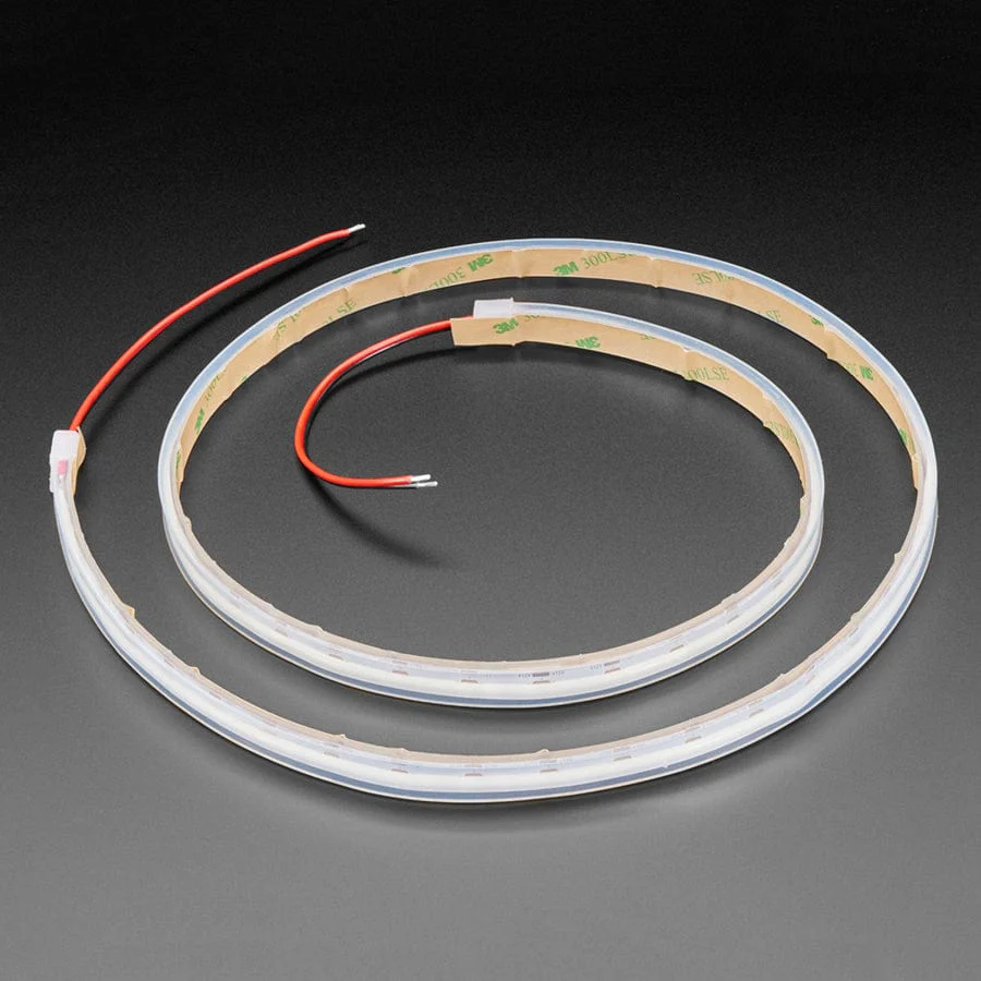 Side-Light Flexible White LED Strip - 480 LEDs per meter - 1m - Cool White ~6500K - Image 2