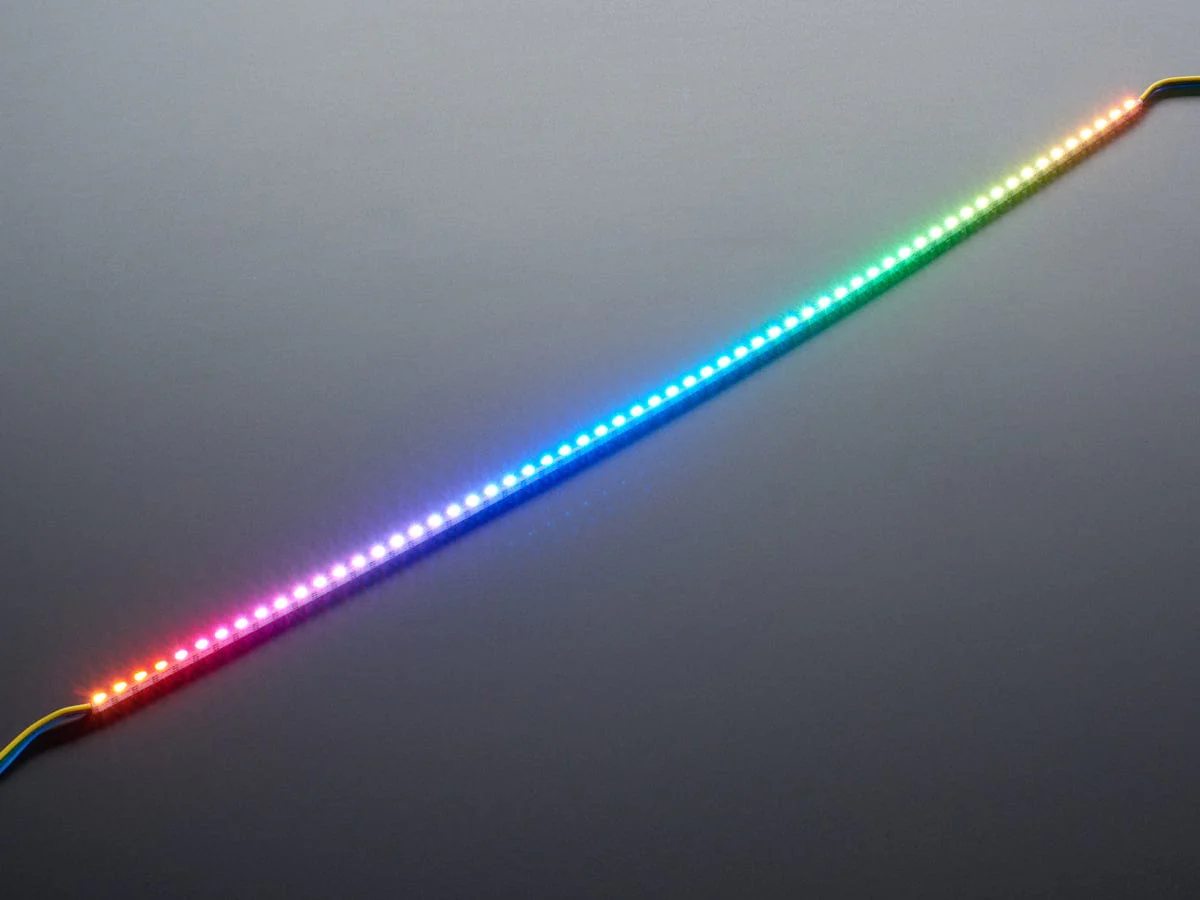 Side Light NeoPixel LED PCB Bar - 60 LEDs (120 LED/meter - 500mm Long) - Image 2
