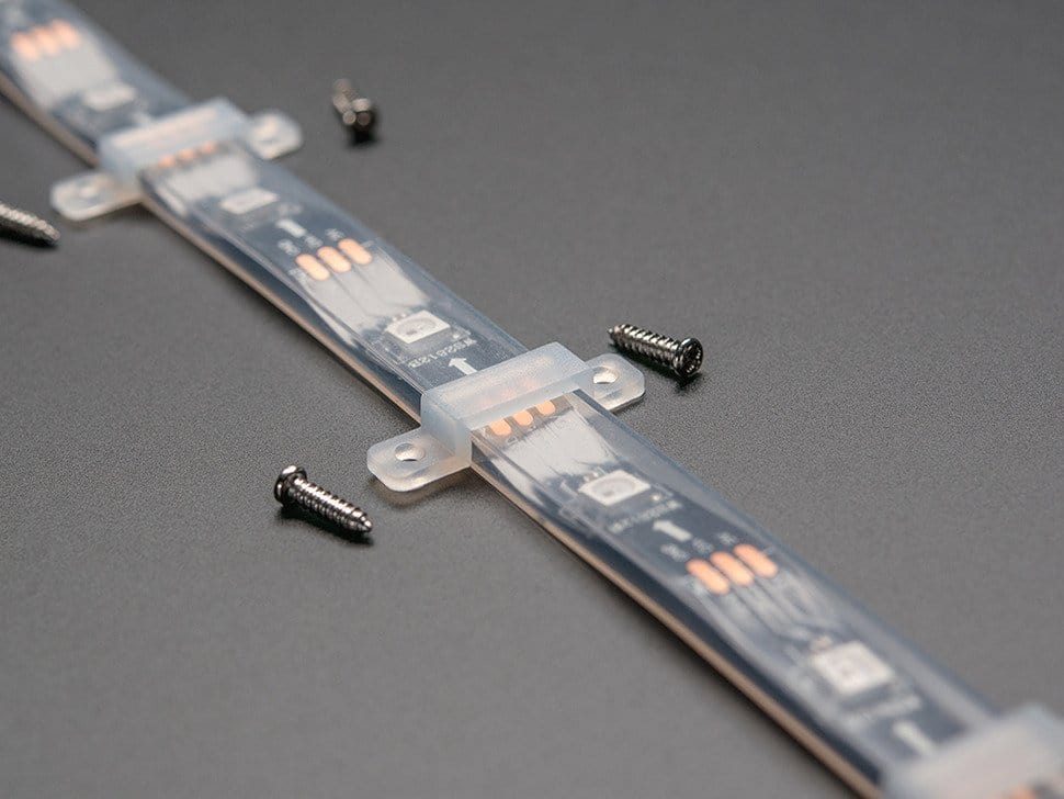 Silicone Clips for NeoPixel LED Strips - set of 5 - Image 2