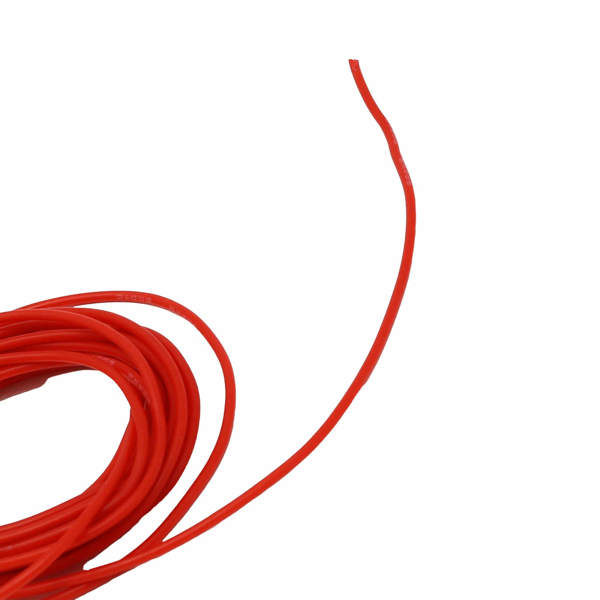 Silicone Cover Stranded-Core Wire - 2m 30AWG Red - Image 2