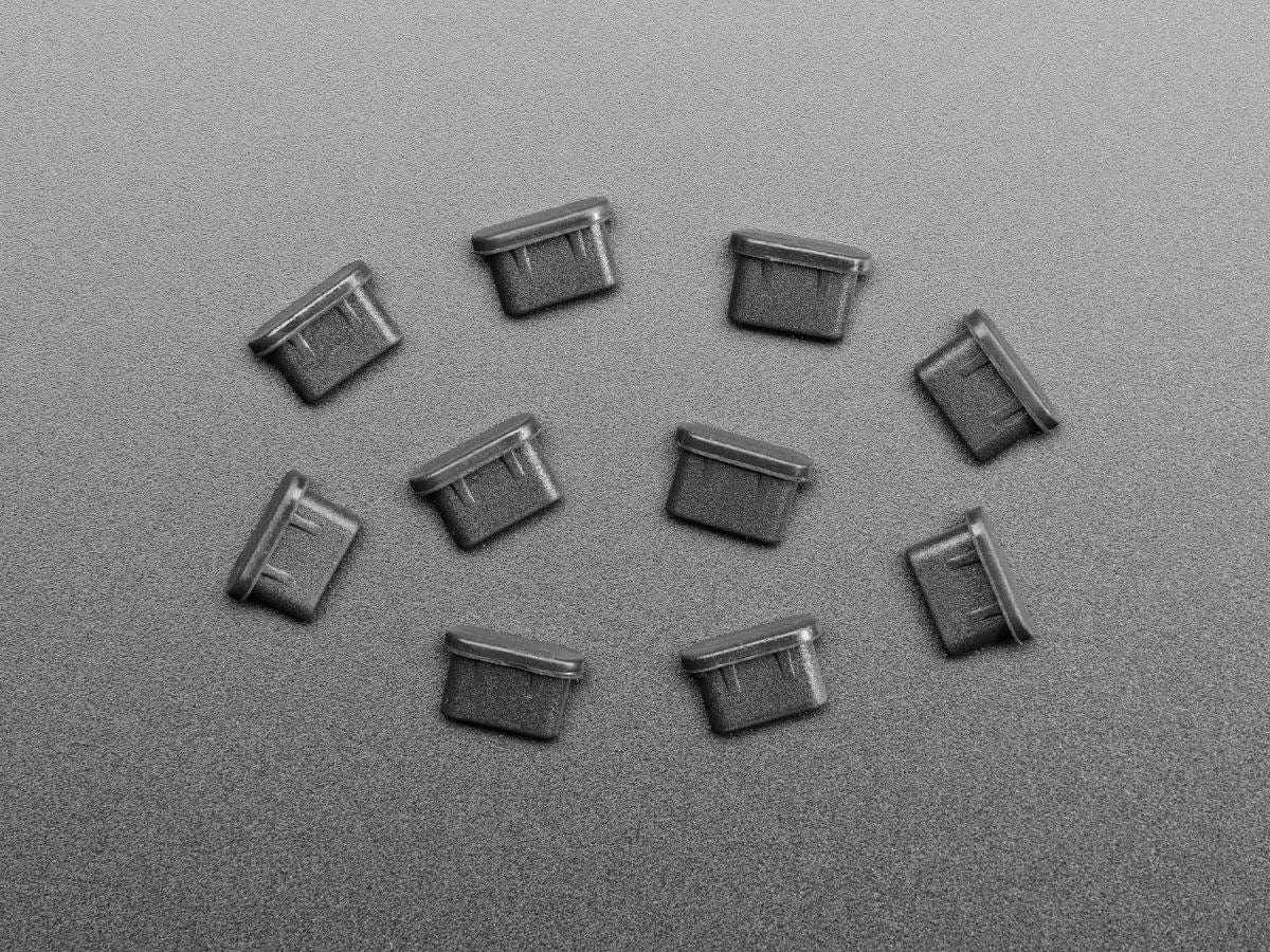 Silicone USB C Dust Cover Inserts - 10-pack - Image 2