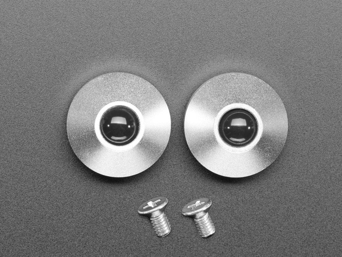 Silver Anodized Aluminum Bumper Feet - Pack of 2 [Discontinued] - Image 2