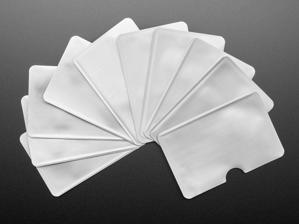 Silver RFID Blocking Card Sleeves (10-pack) - Image 3