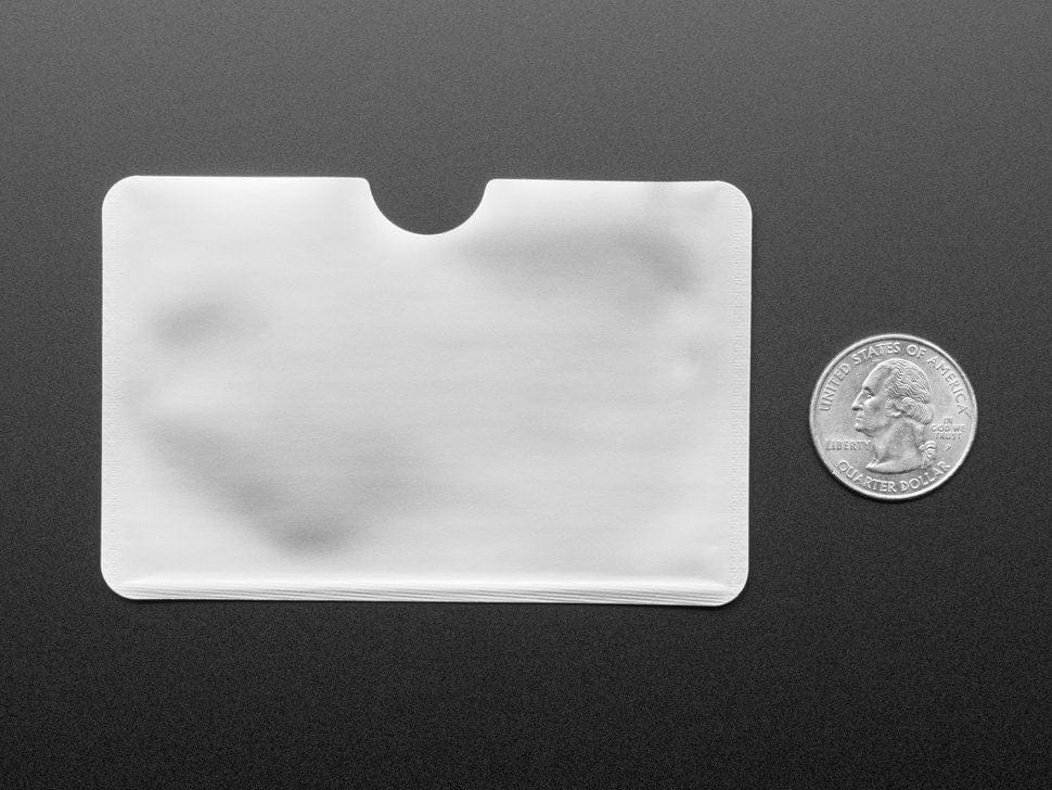Silver RFID Blocking Card Sleeves (10-pack) - Image 4