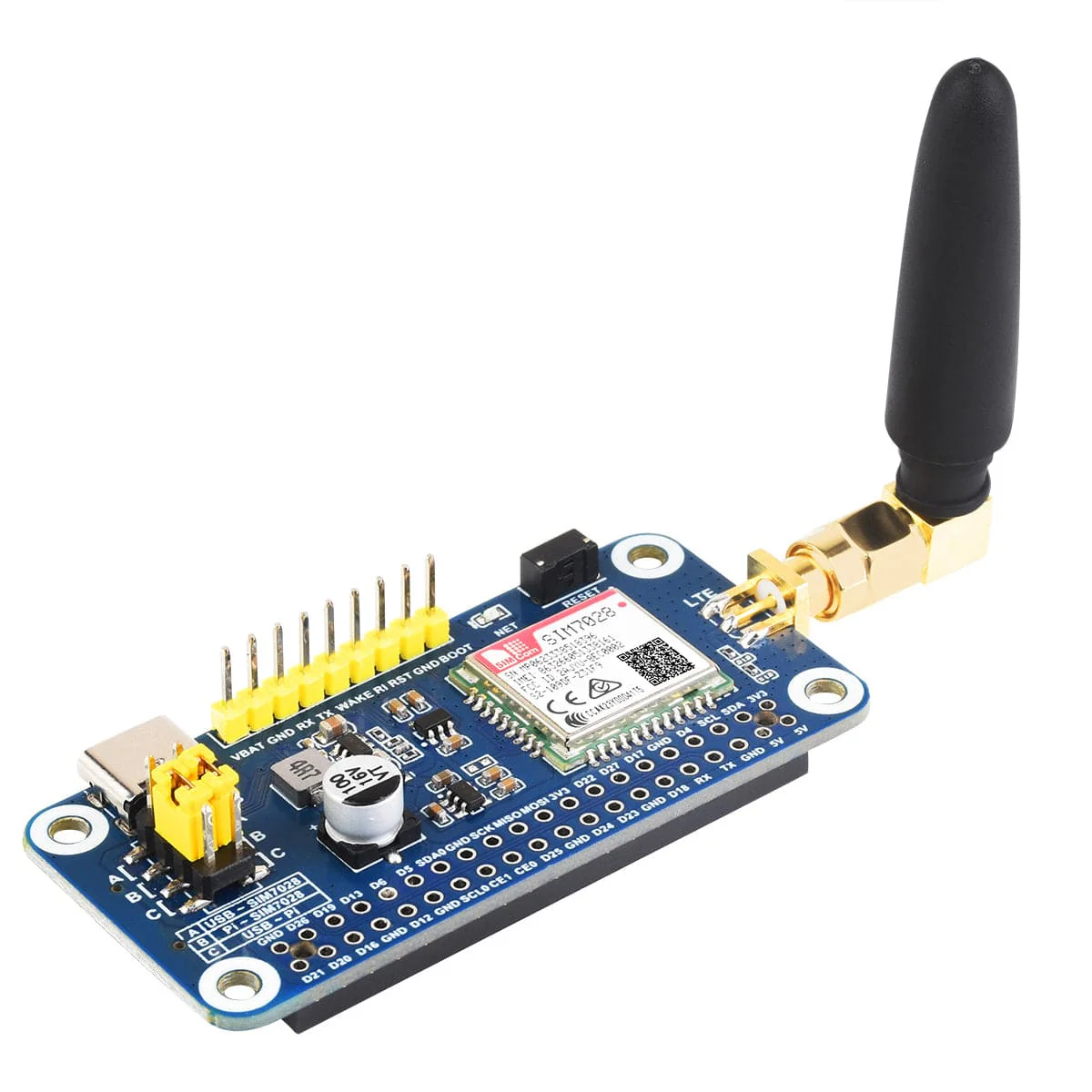 SIM7028 NB-IoT HAT for Raspberry Pi - Image 5