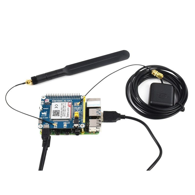 SIM7600E-H 4G HAT for Raspberry Pi (LTE Cat-4) - Image 4