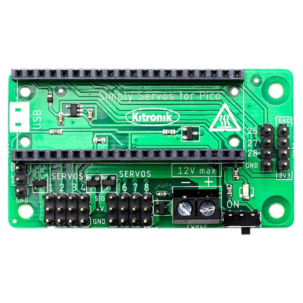 Simply Servos Board for Raspberry Pi Pico - Image 3