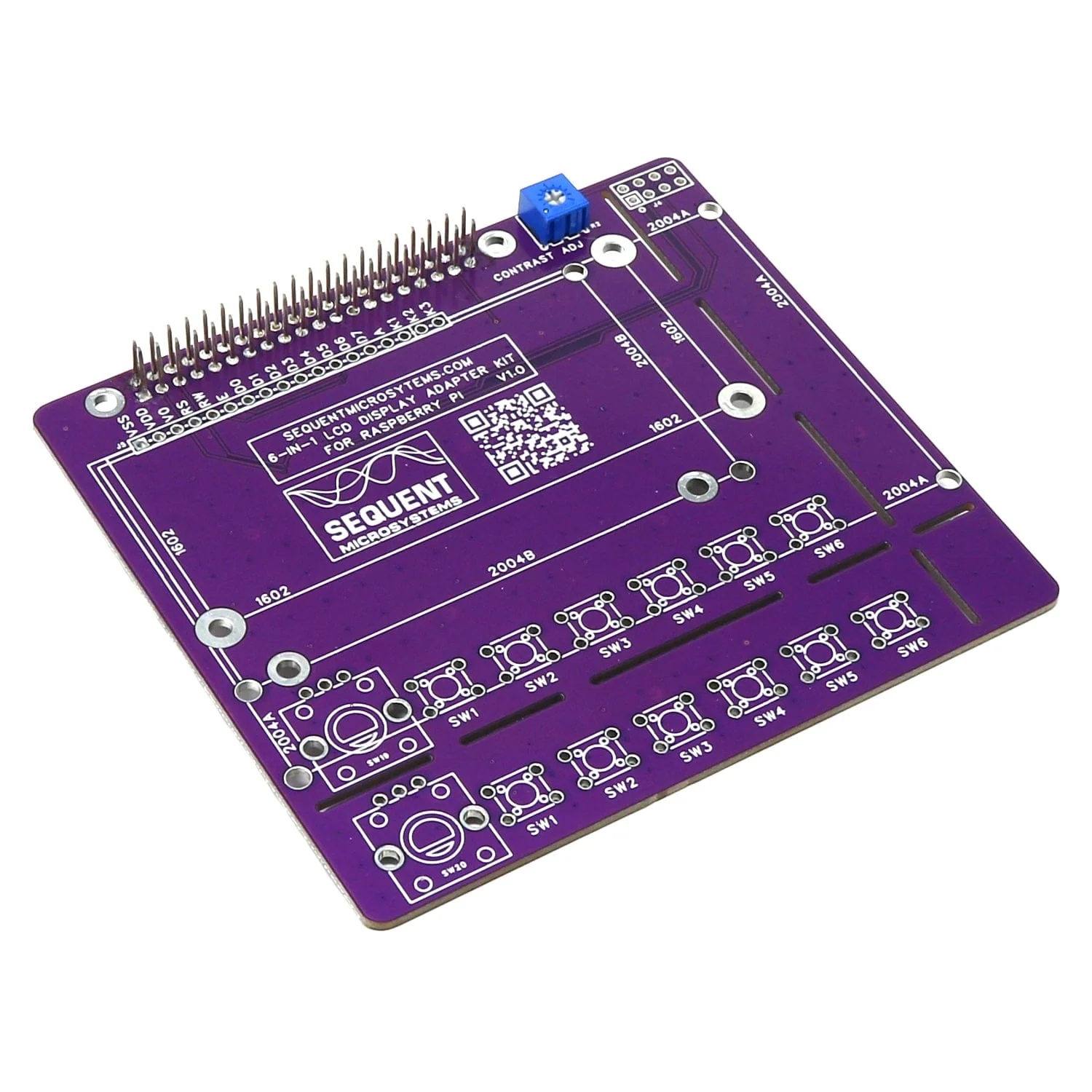 Six-in-one LCD Adapter Kit for Raspberry Pi