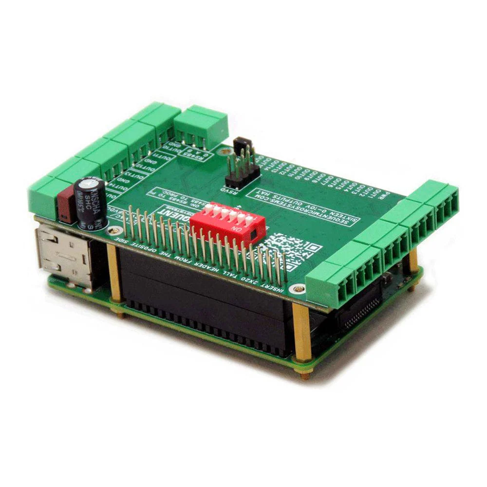 Sixteen 0-10V Analogue Outputs 8-Layer Stackable HAT for Raspberry Pi - Image 2
