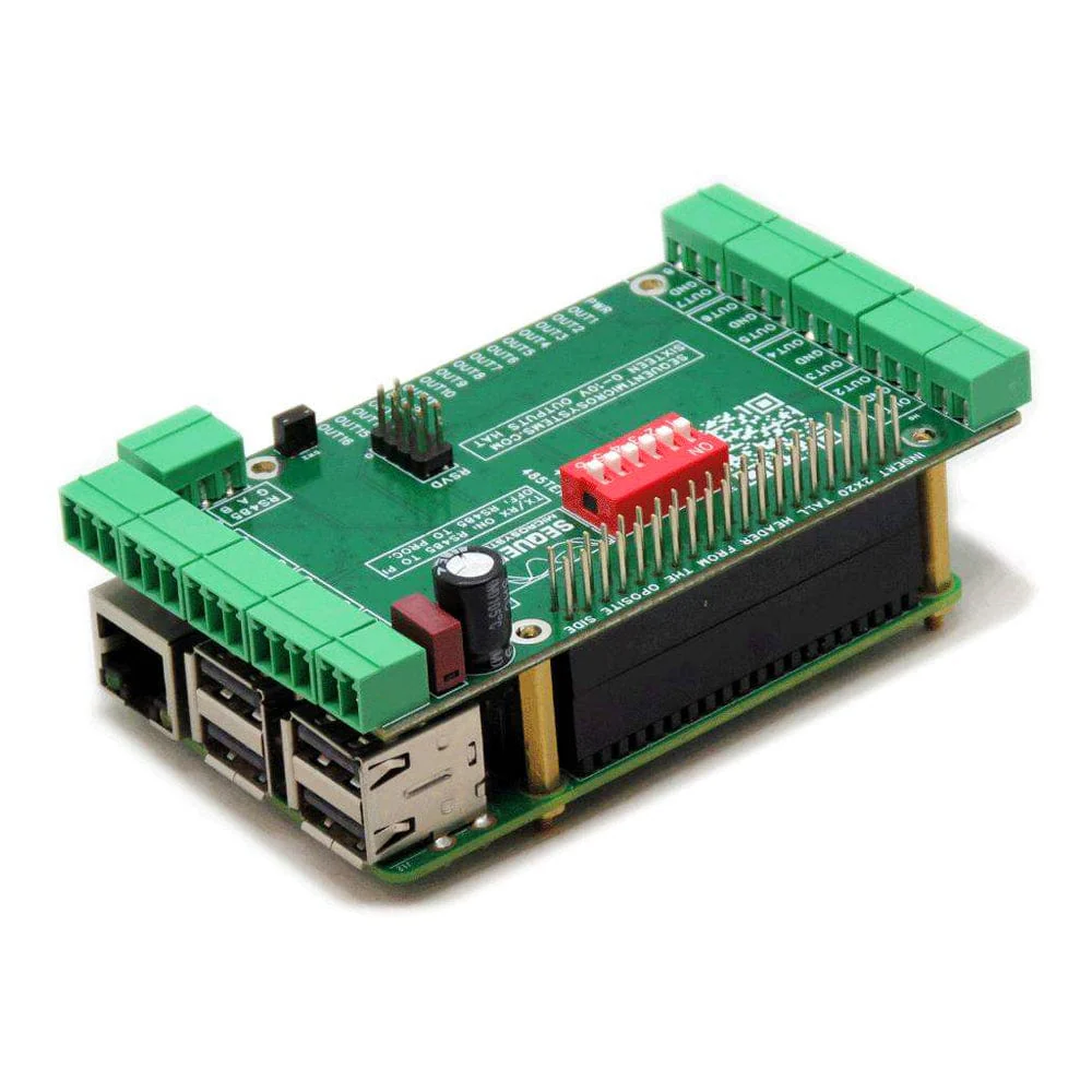 Sixteen 0-10V Analogue Outputs 8-Layer Stackable HAT for Raspberry Pi - Image 3