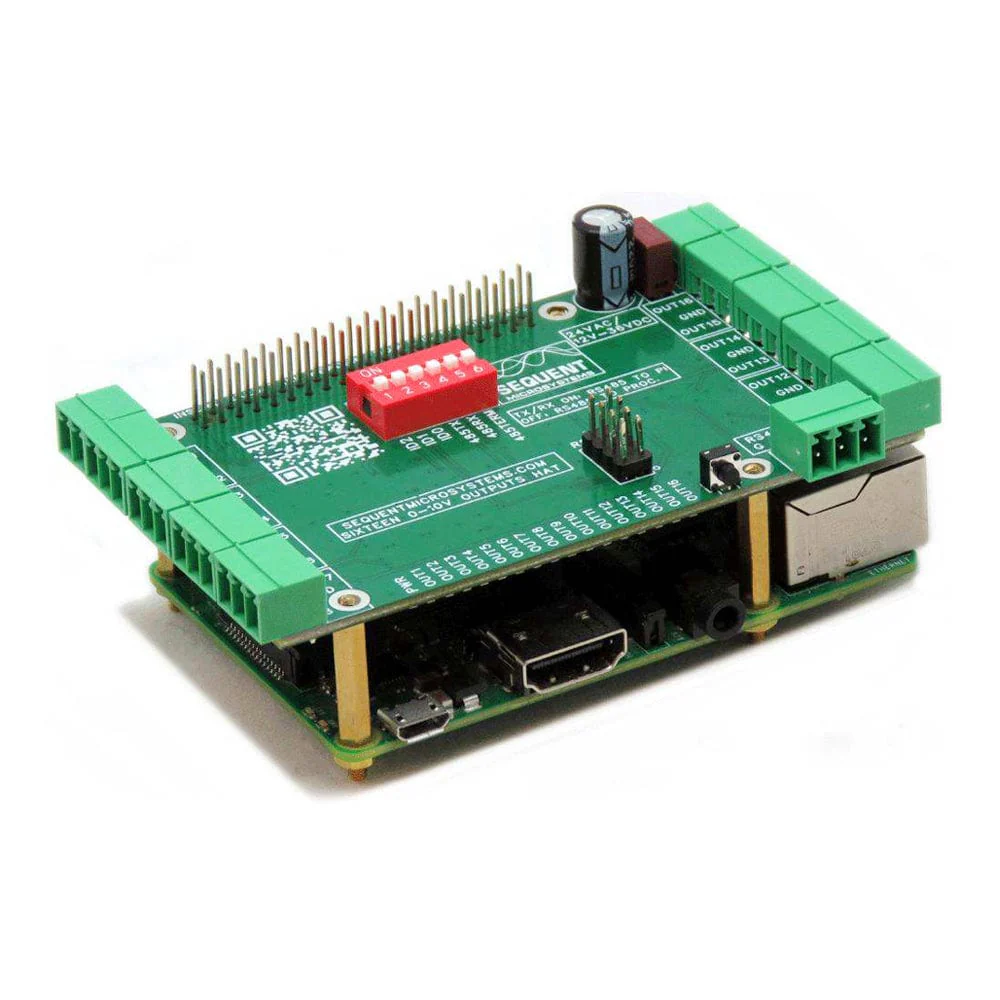 Sixteen 0-10V Analogue Outputs 8-Layer Stackable HAT for Raspberry Pi - Image 6