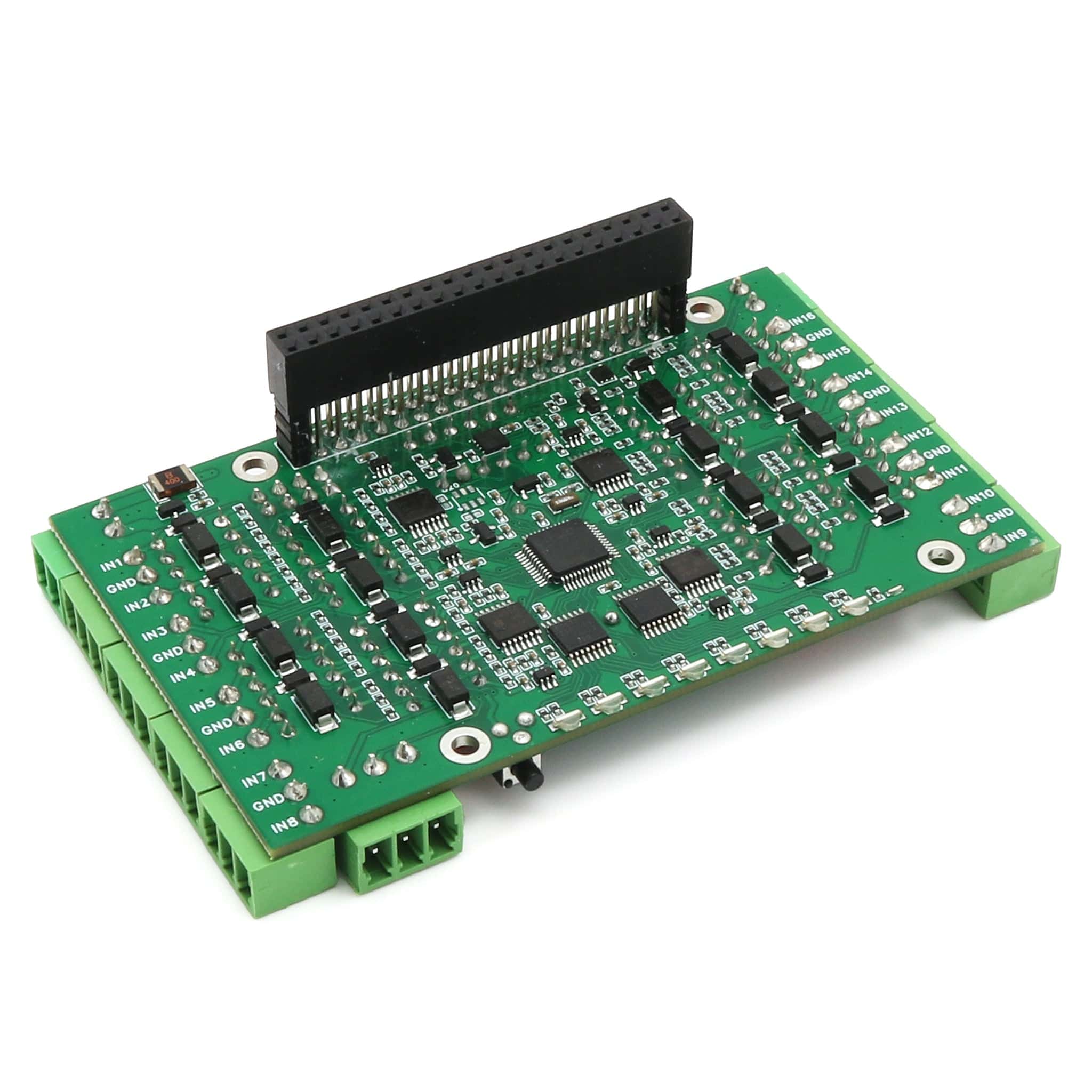 Sixteen Analog/Digital Inputs 8-Layer Stackable HAT for Raspberry Pi v1.1 [Discontinued] - Image 3