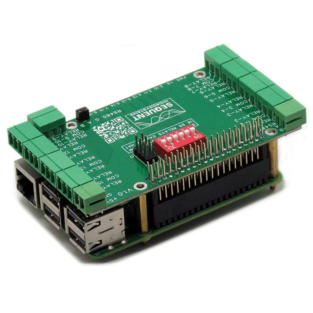 Sixteen Solid State 2A/24V Relays 8-Layer Stackable HAT for Raspberry Pi [Discontinued] - Image 4