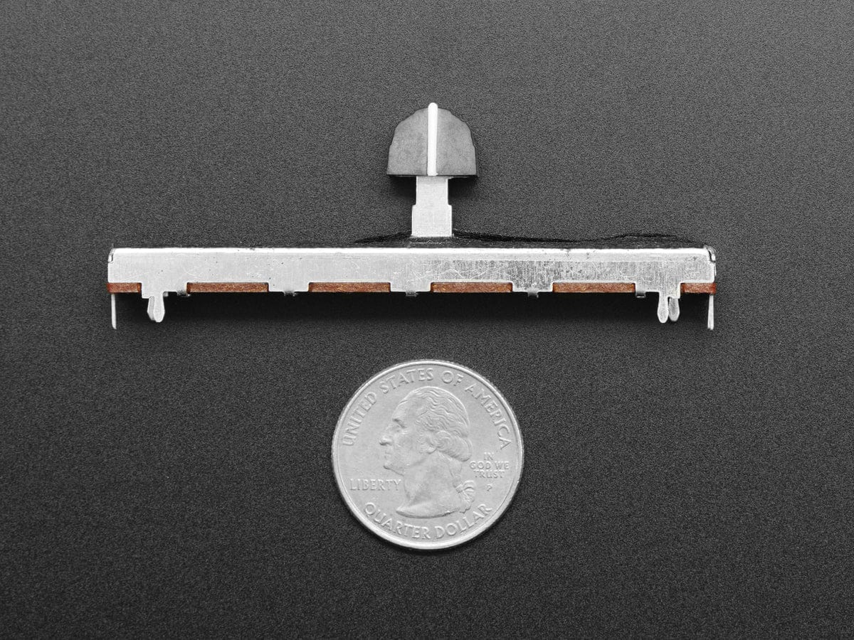 Slide Potentiometer with Knob - 75mm Long - 10KΩ - Image 4