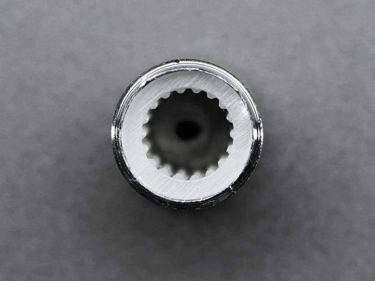 Slim Metal Potentiometer Knob - 10mm Diameter x 15mm - T18 - Image 3