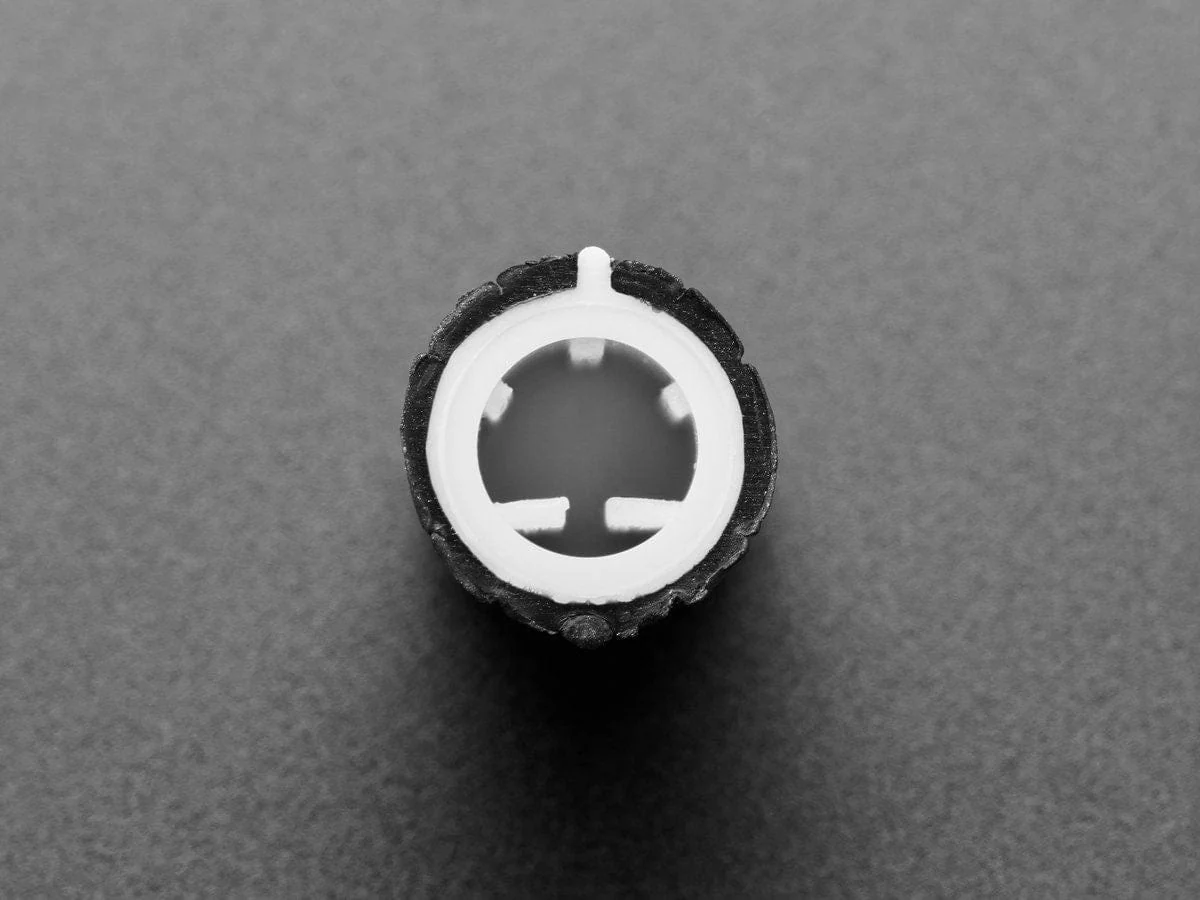 Slim Rubber Rotary Encoder Knob - 11.5mm x 14.5mm D-Shaft - Image 3