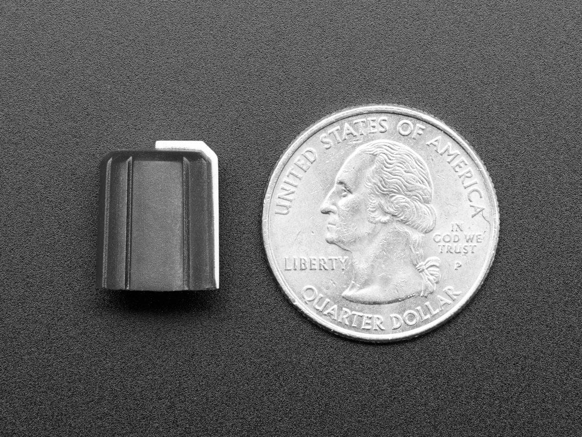 Slim Rubber Rotary Encoder Knob - 11.5mm x 14.5mm D-Shaft - Image 4